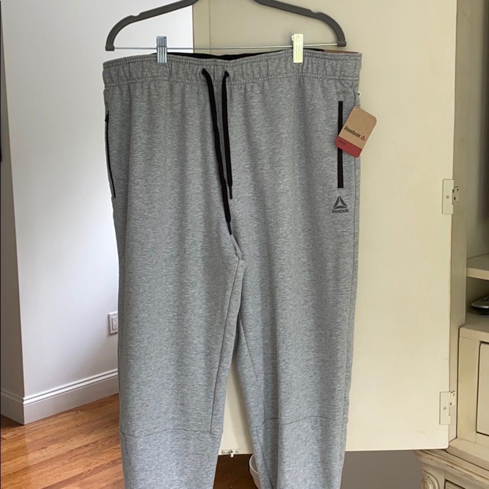 Grey Reebok joggers